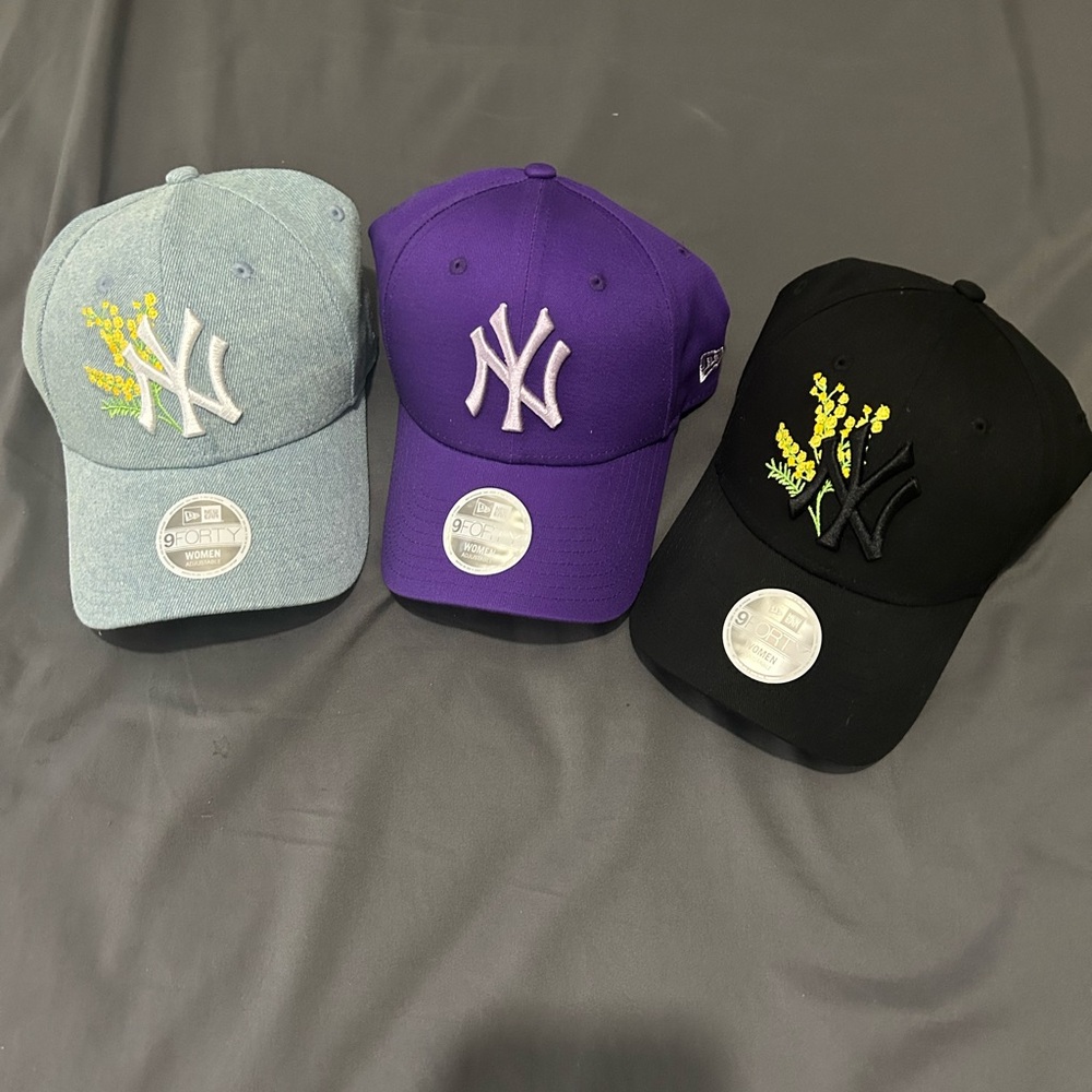 set of 3 new era 9 forty hats